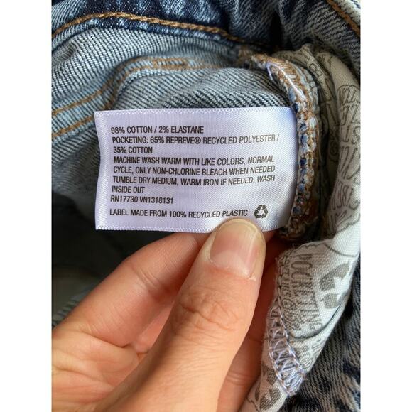 WILD FABLE SIZE 4 ROLLED HEM DENIUM JEAN SHORTS - Picture 5 of 5